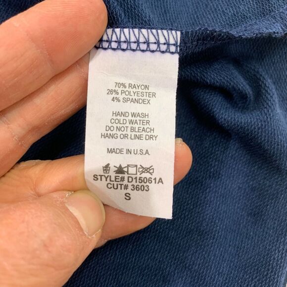 Pink Blush Solid Maternity Maxi Dress Womens S Small Blue Stretch Side Slit - Picture 10 of 12